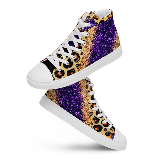 high top canvas shoes