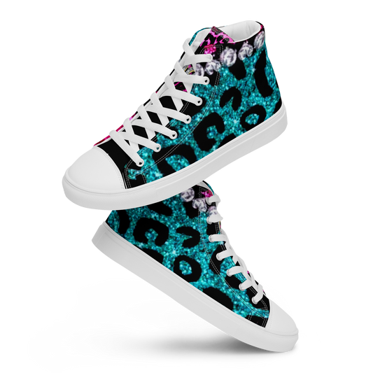 high top canvas shoes