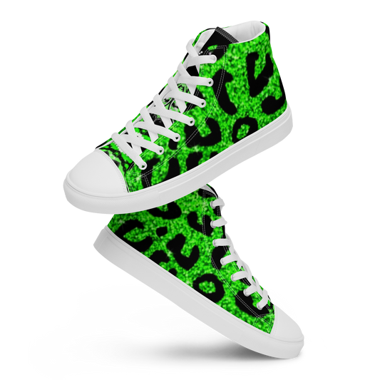 high top canvas shoes