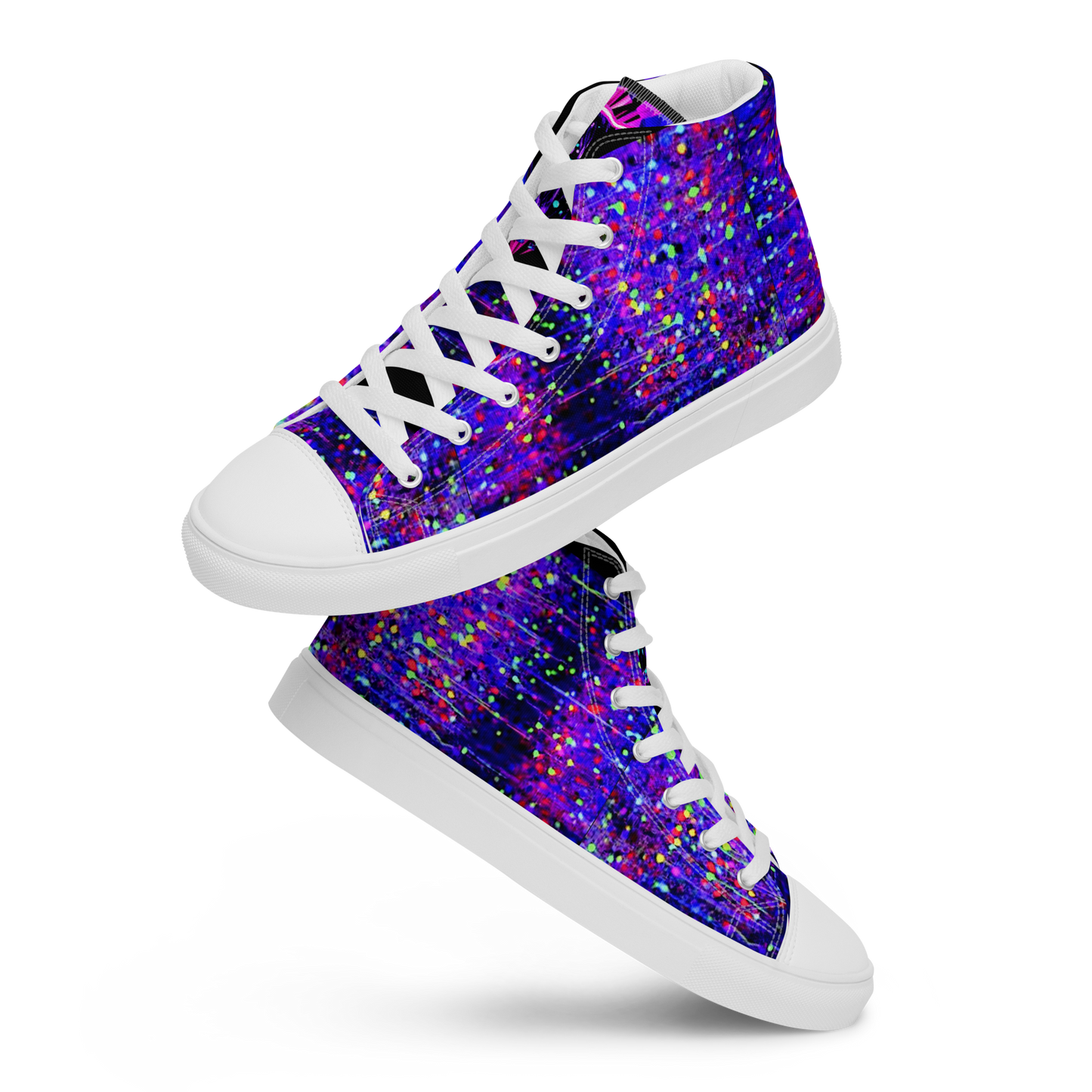high top canvas shoes