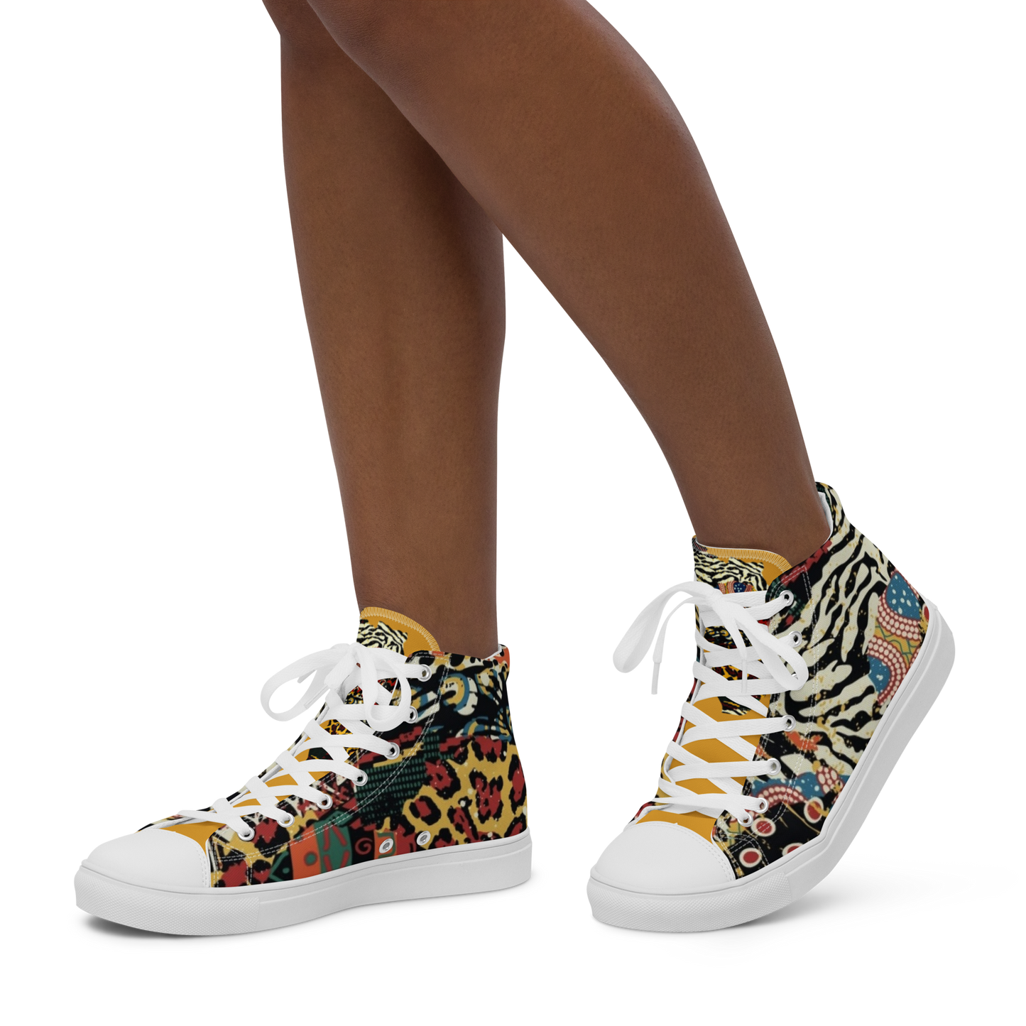 high top canvas shoes