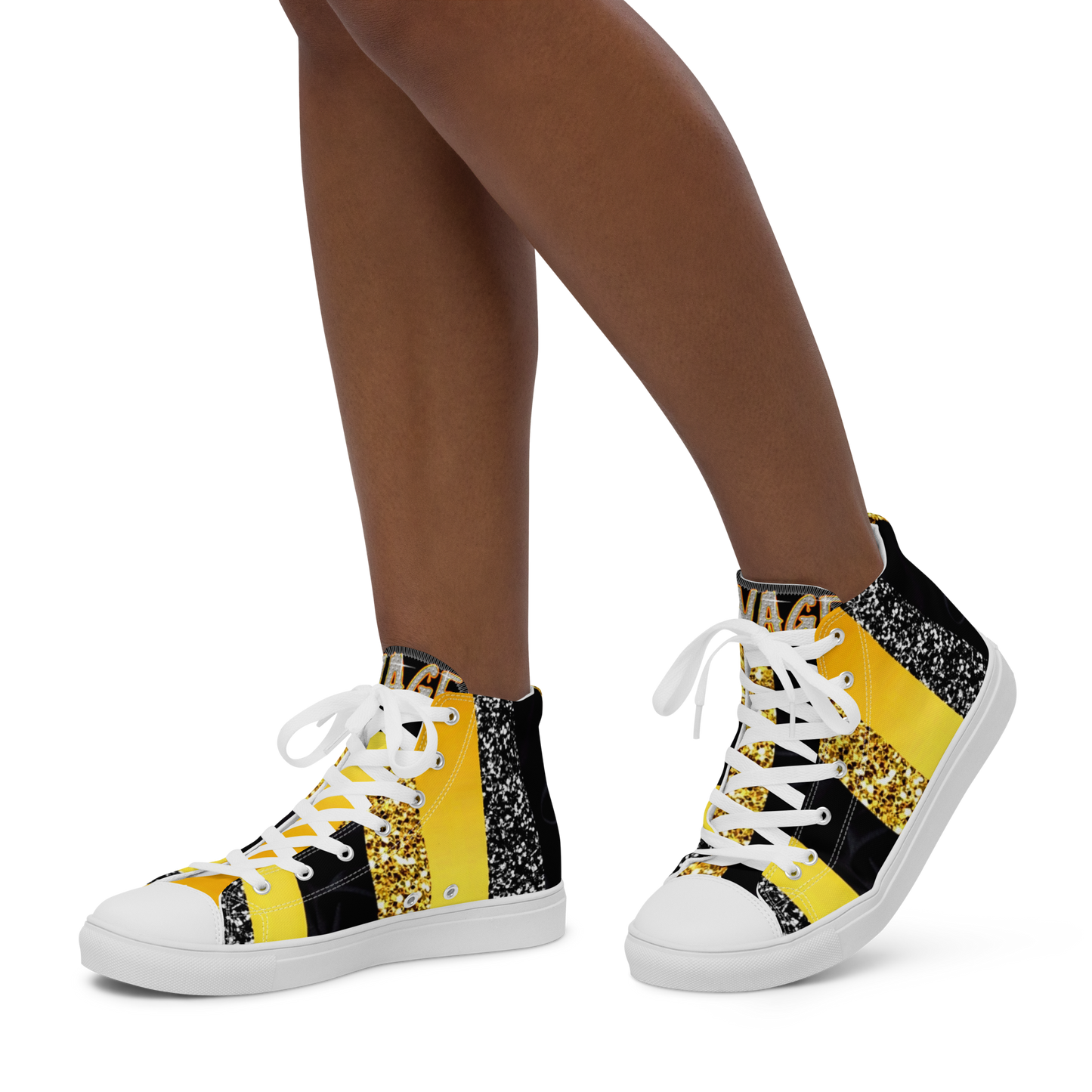 high top canvas shoes