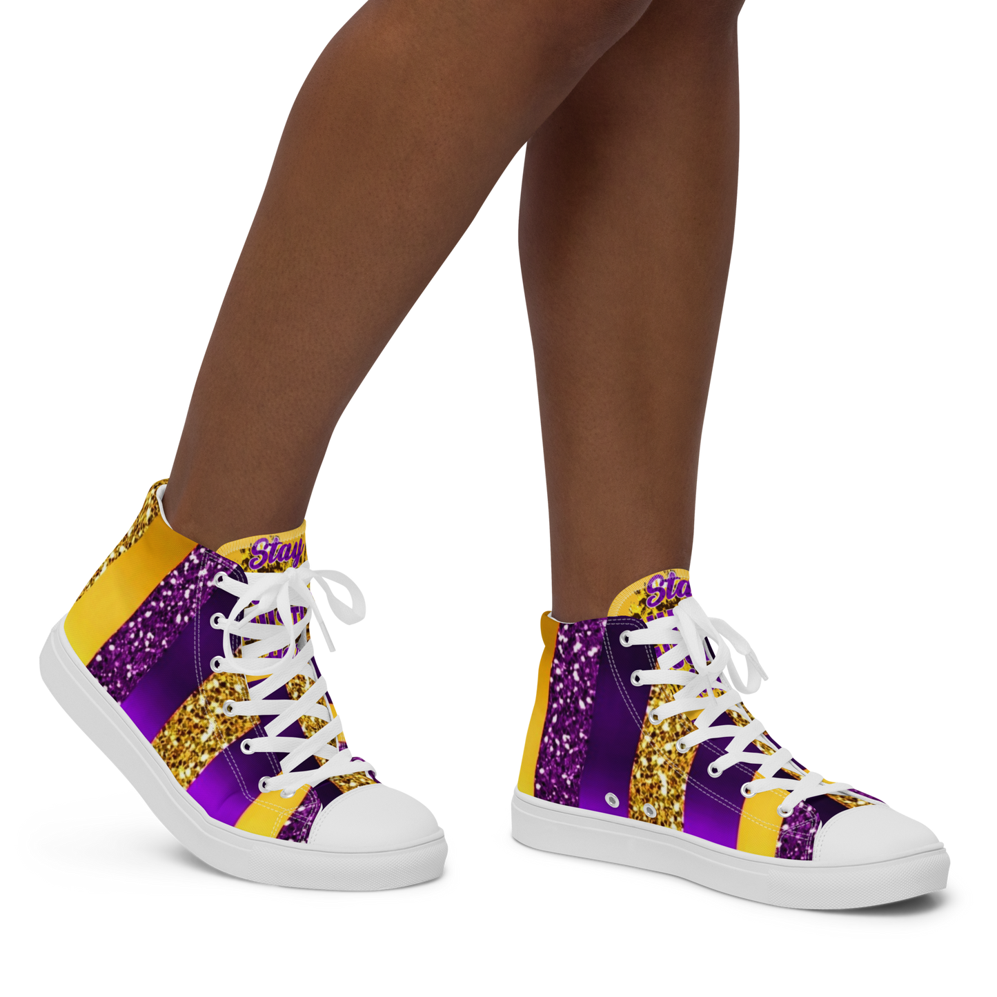 high top canvas shoes